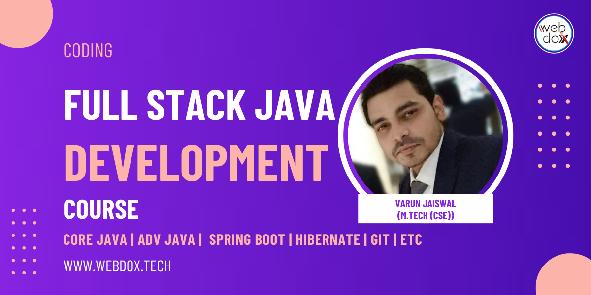 Full Stack Java Development