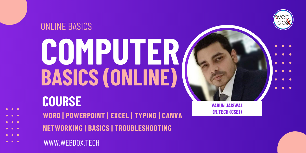 Online Basics Computer Course in Jalandhar