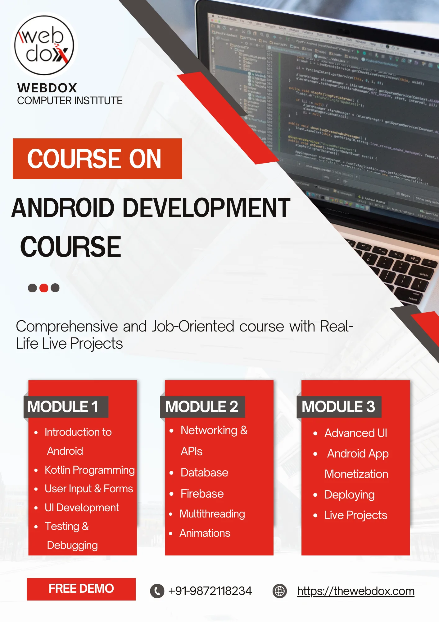 Android App Development Course in Jalandhar