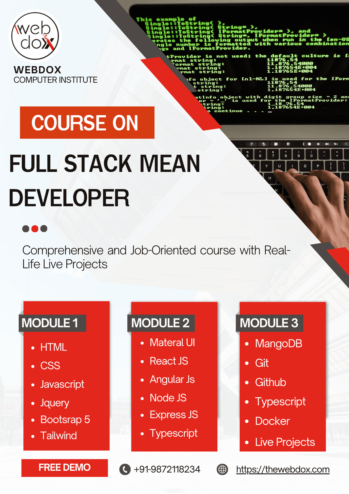 MEAN Developer Course in Jalandhar MEAN Developer Course in Jalandhar