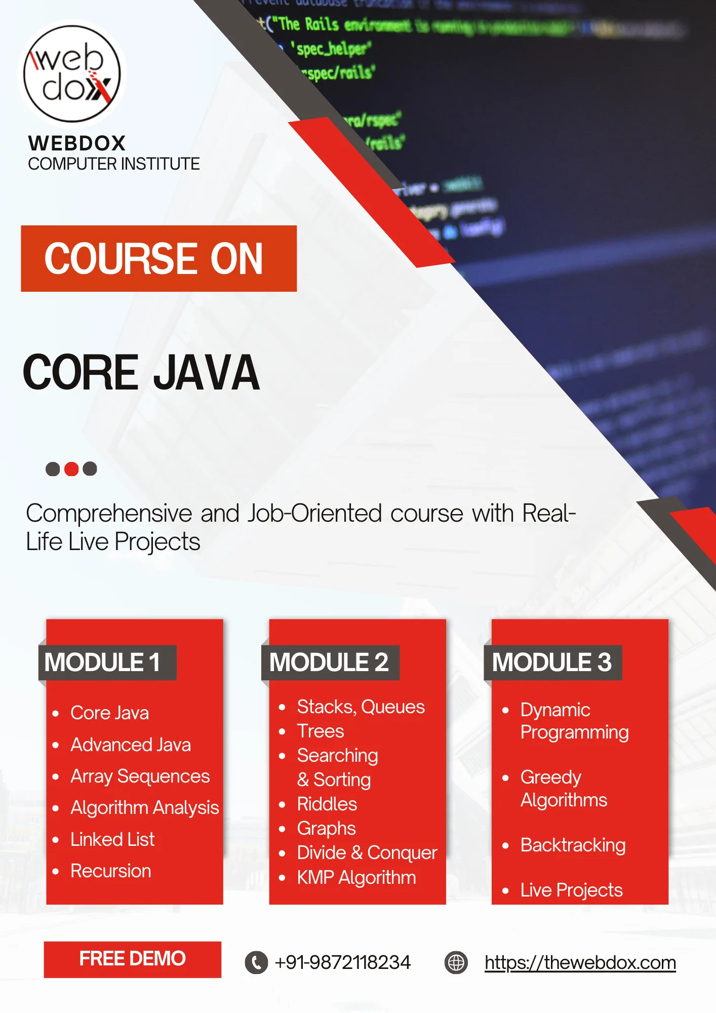 Java training in Jalandhar Java training in Jalandhar