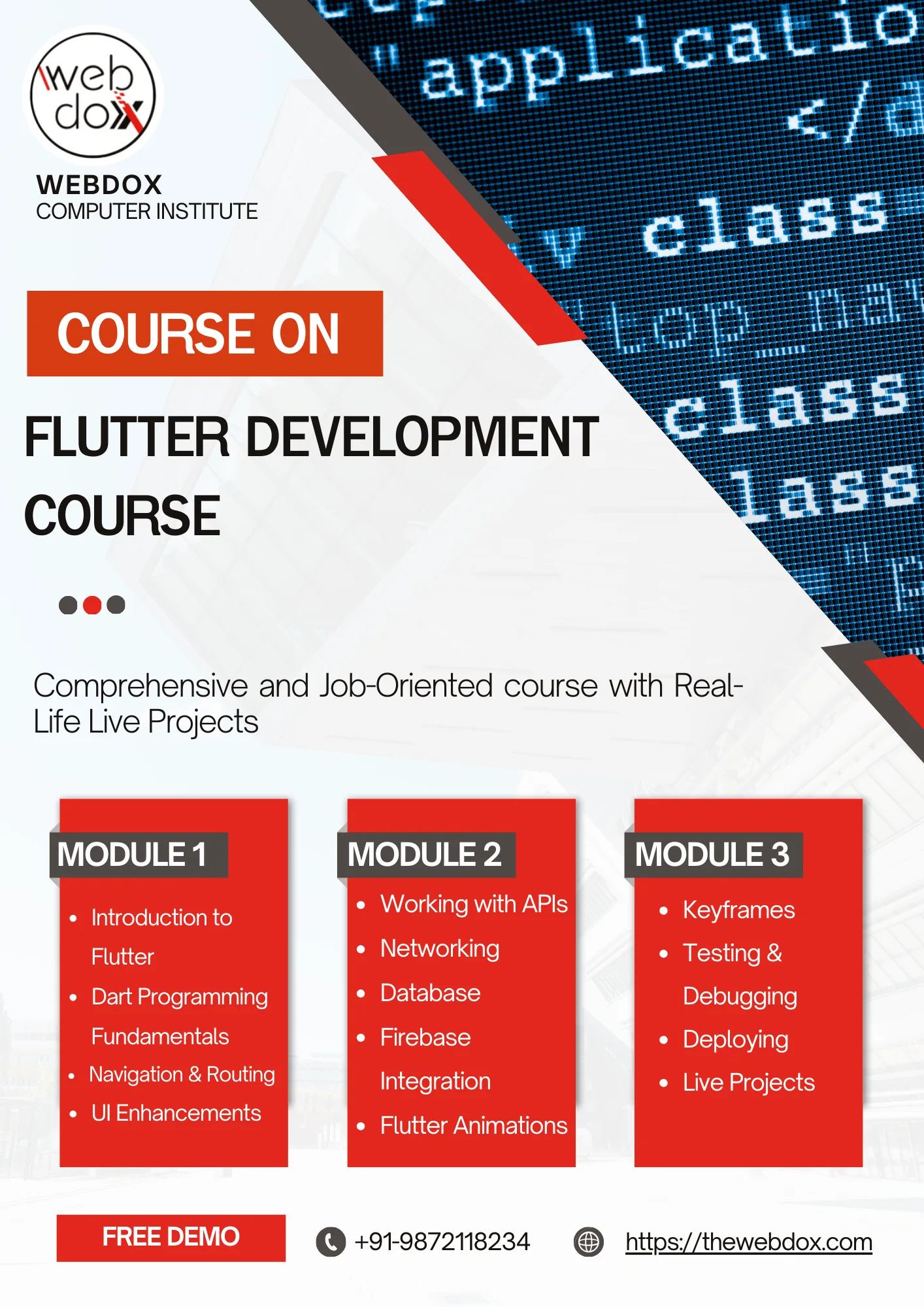 Flutter Development Course in Jalandhar