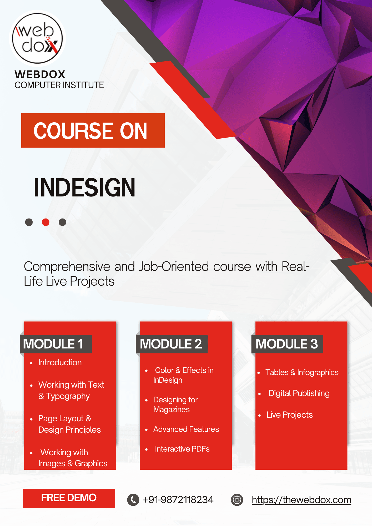 Indesign Training in Jalandhar Indesign Training in Jalandhar