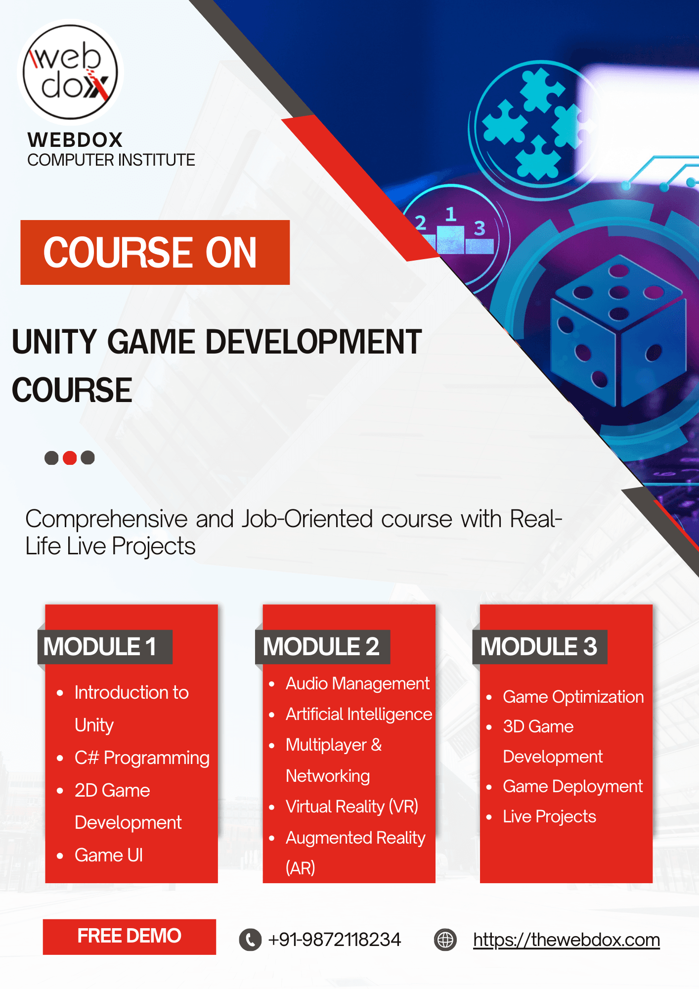 Unity Game Development Course in Jalandhar Unity Game Development Course in Jalandhar