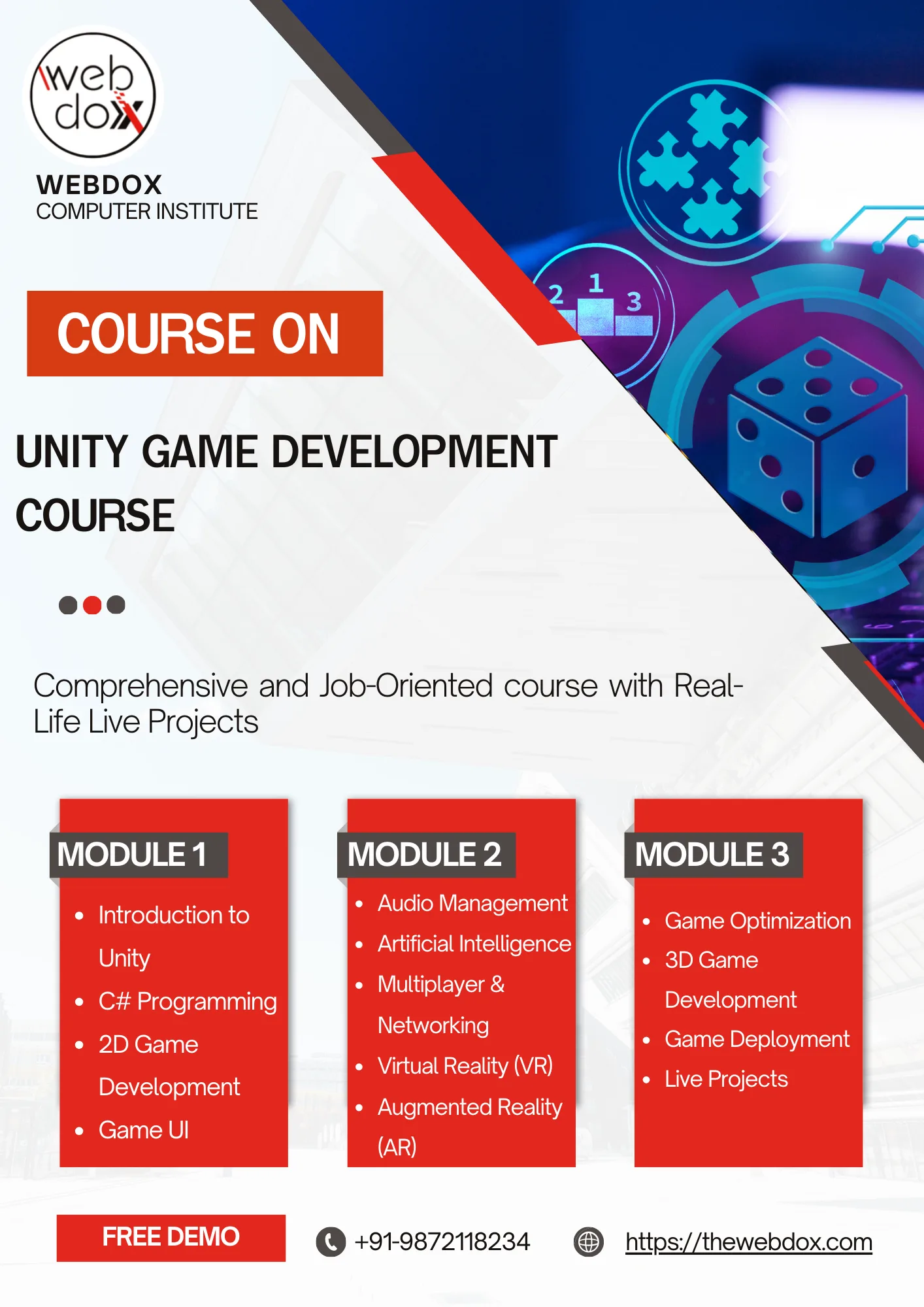 Unity Game Development Course in Jalandhar