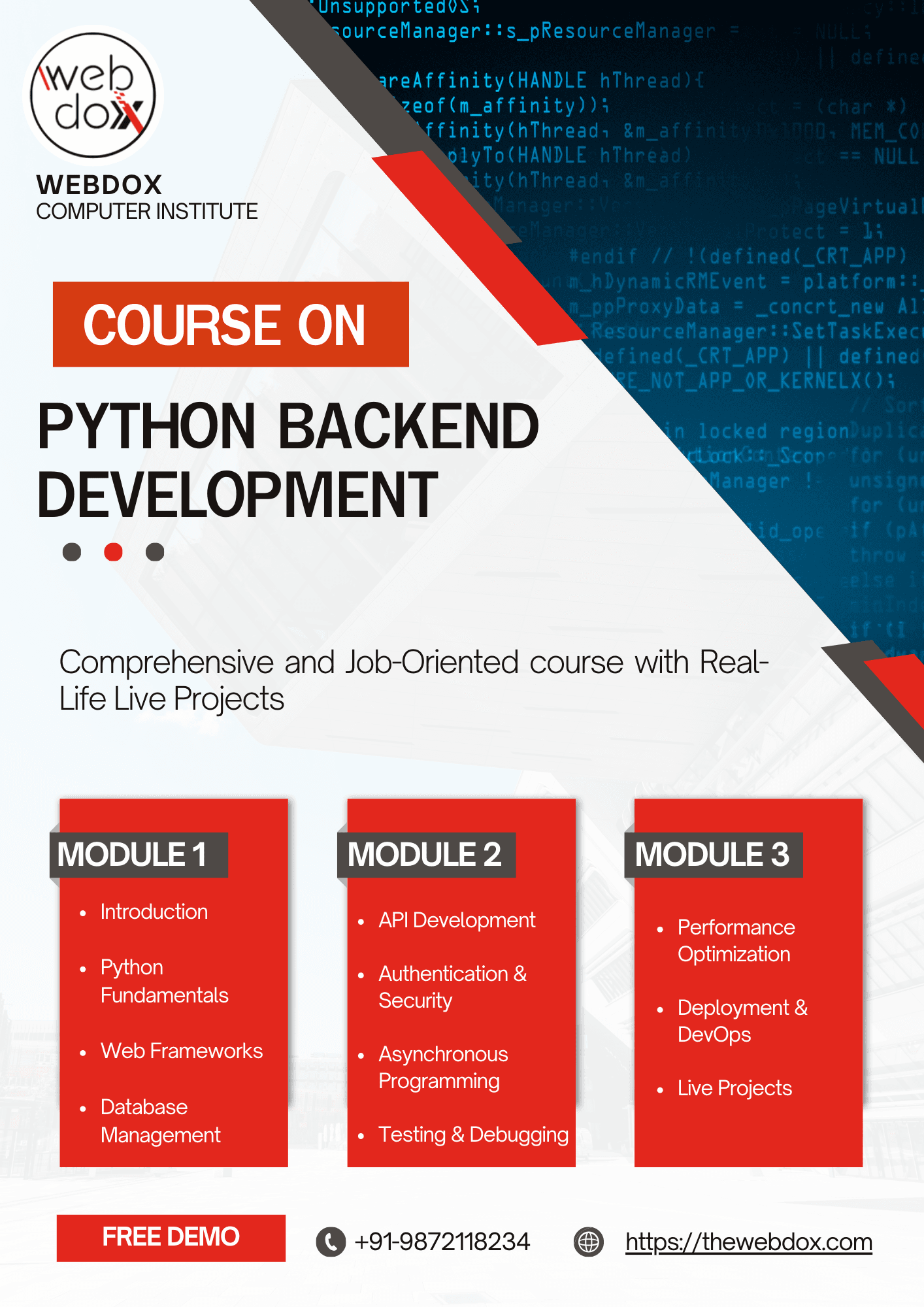 python backend developmen course python backend developmen course