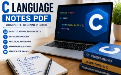 C Language Notes PDF Download – Complete Beginner Guide