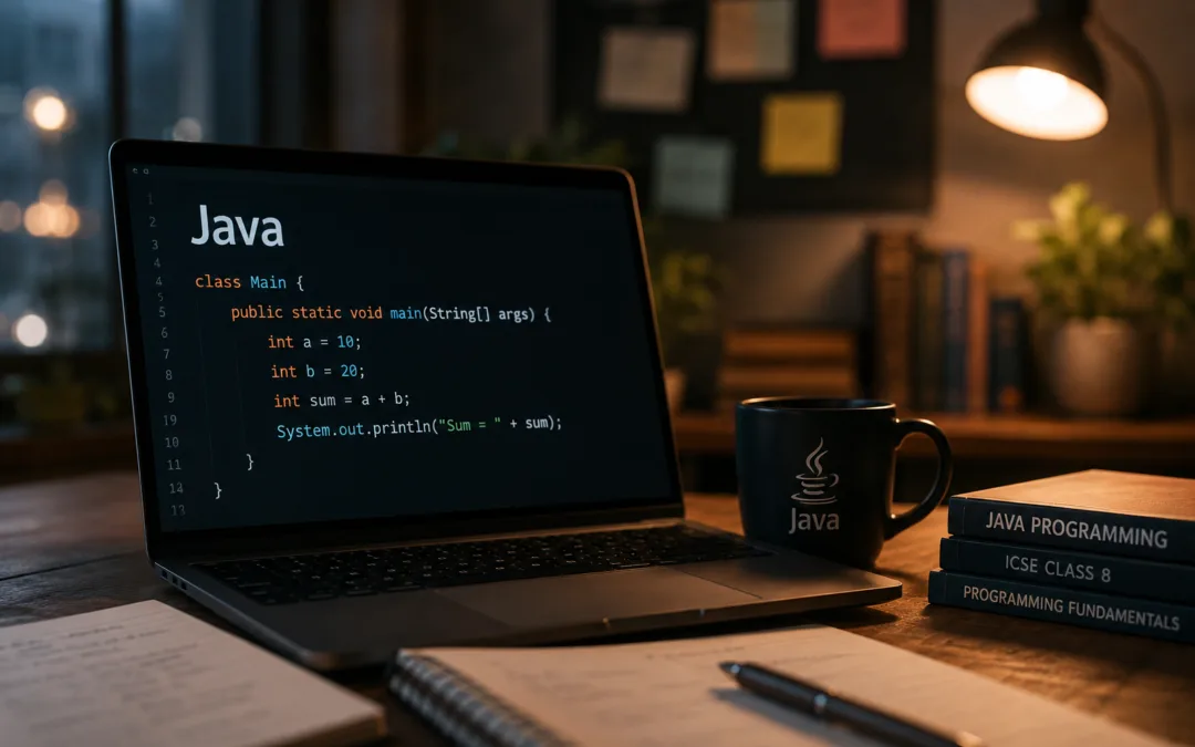 Java Programs for Class 8 ICSE PDF Download – Beginner Friendly Programs
